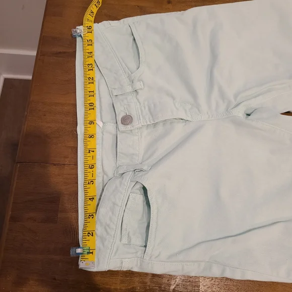 Loft Mint Green Boyfriend Denim Pants - Picture 6 of 9
